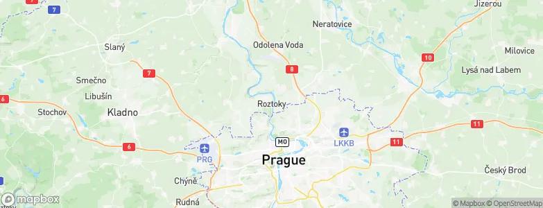 Roztoky, Czechia Map