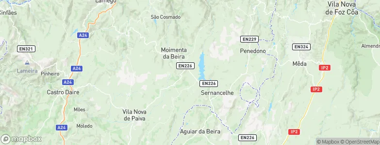 Rua, Portugal Map