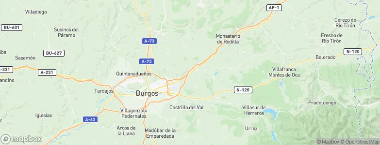 Rubena, Spain Map