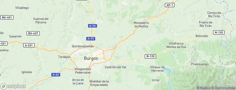 Rubena, Spain Map