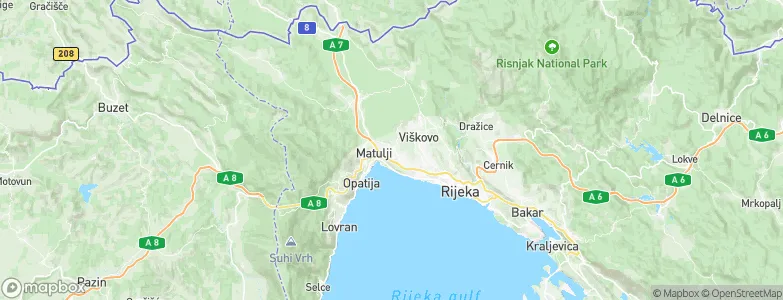Rubeši, Croatia Map
