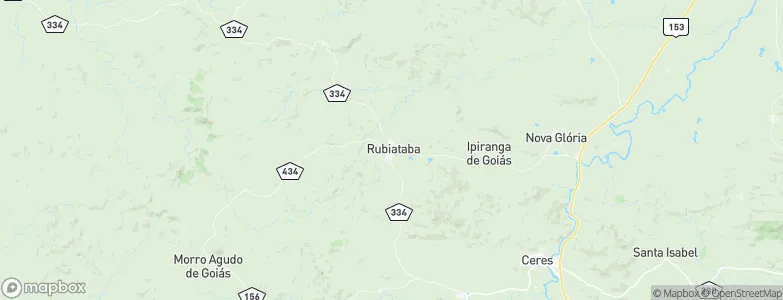 Rubiataba, Brazil Map