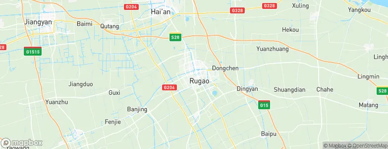 Rucheng, China Map