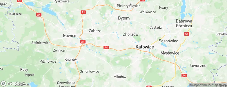 Ruda Śląska, Poland Map