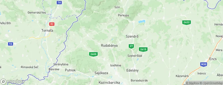 Rudabánya, Hungary Map