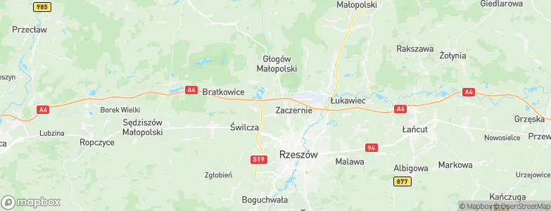 Rudna Mała, Poland Map