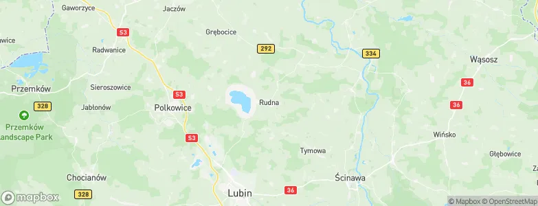 Rudna, Poland Map