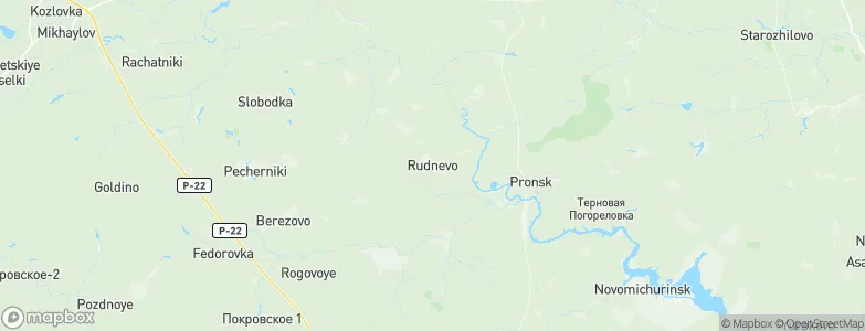 Rudnëvo, Russia Map
