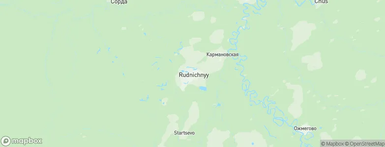 Rudnichnyy, Russia Map
