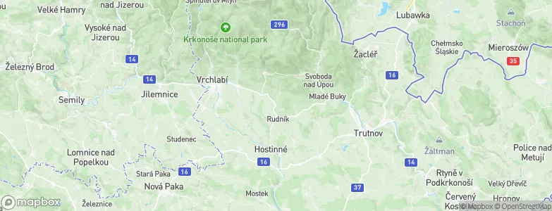 Rudník, Czechia Map