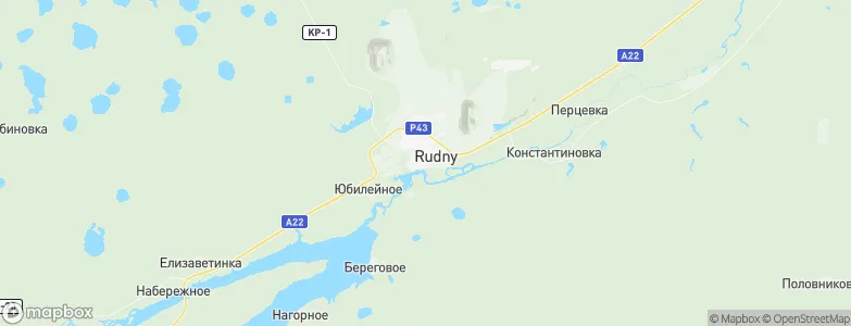 Rudnyy, Kazakhstan Map