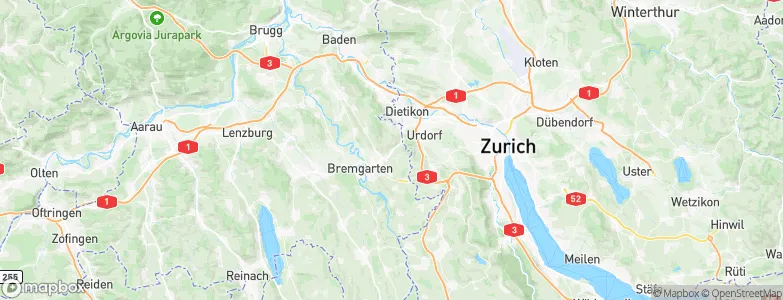 Rudolfstetten, Switzerland Map