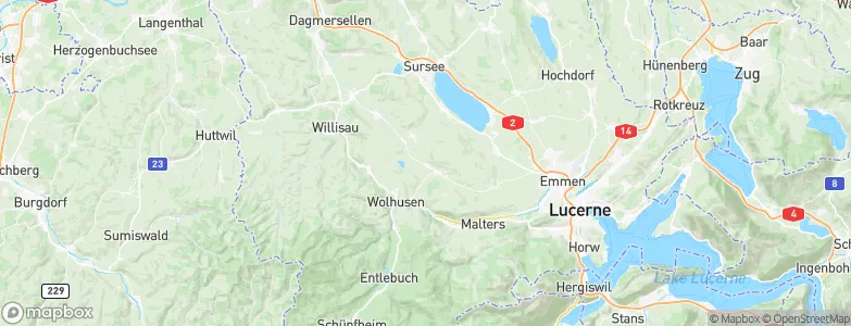 Rüediswil, Switzerland Map