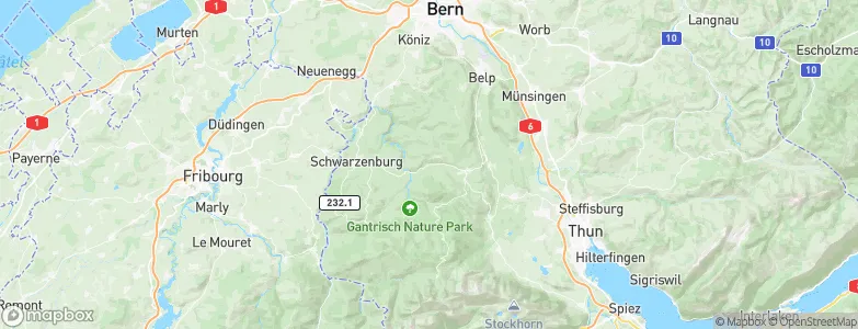 Rüeggisberg, Switzerland Map