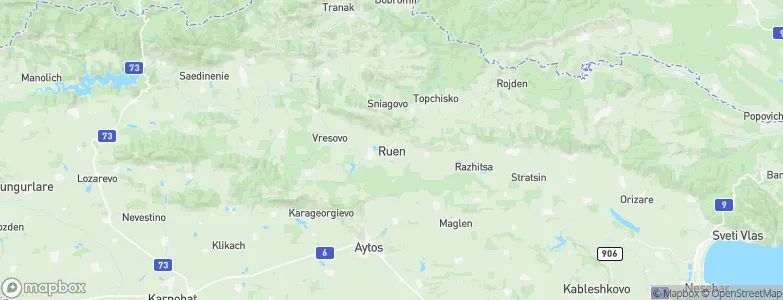 Ruen, Bulgaria Map