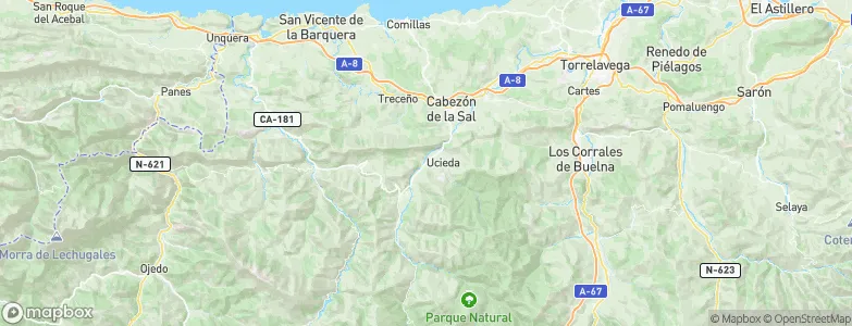 Ruente, Spain Map