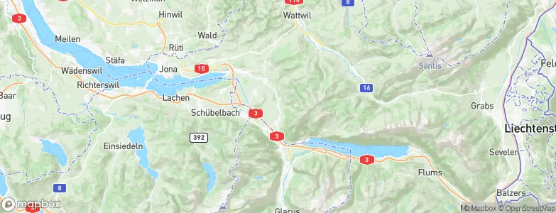 Rufi, Switzerland Map