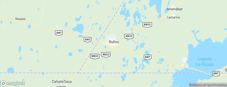 Rufino, Argentina Map