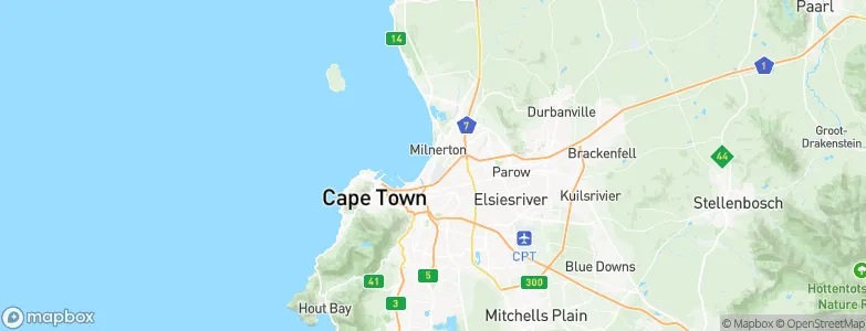 Rugby, South Africa Map