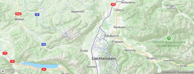 Ruggell, Liechtenstein Map