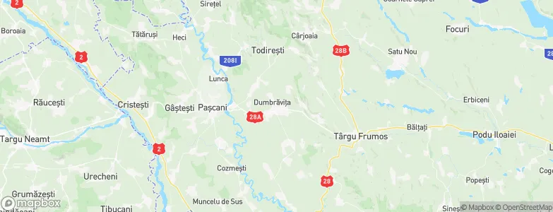 Ruginoasa, Romania Map