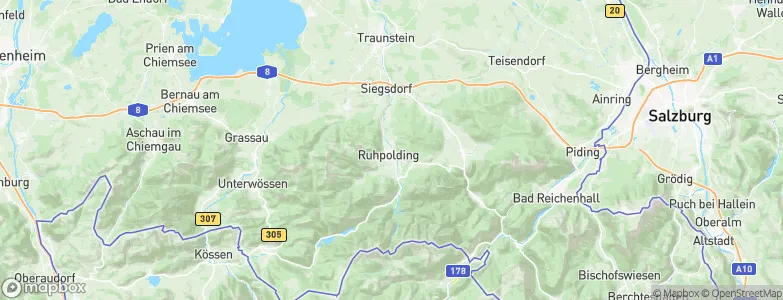 Ruhpolding, Germany Map