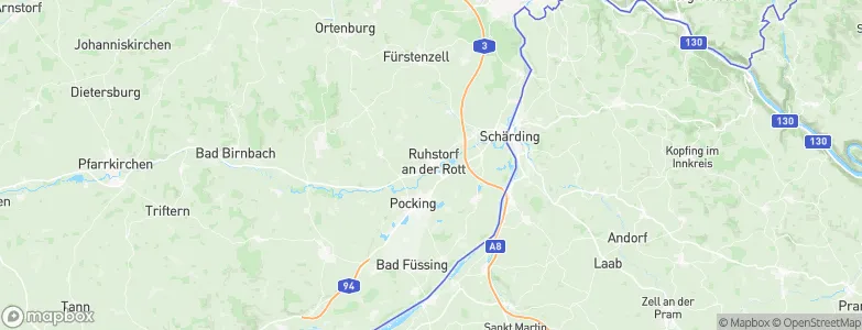 Ruhstorf, Germany Map