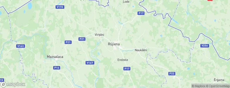 Rūjiena, Latvia Map