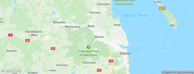 Rumia, Poland Map
