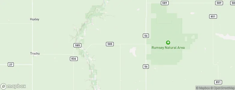 Rumsey, Canada Map