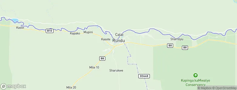 Rundu, Namibia Map