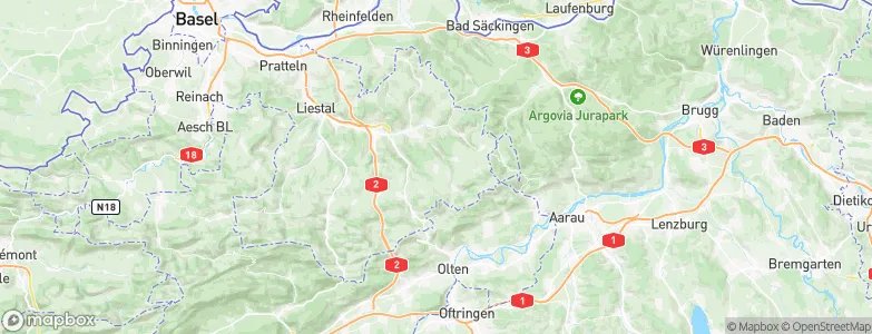 Rünenberg, Switzerland Map