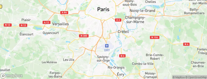 Rungis, France Map