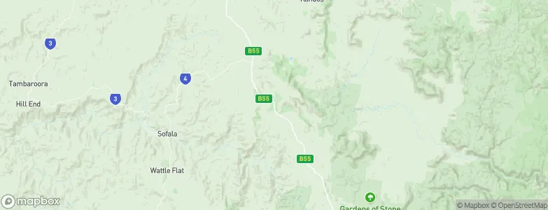 Running Stream, Australia Map