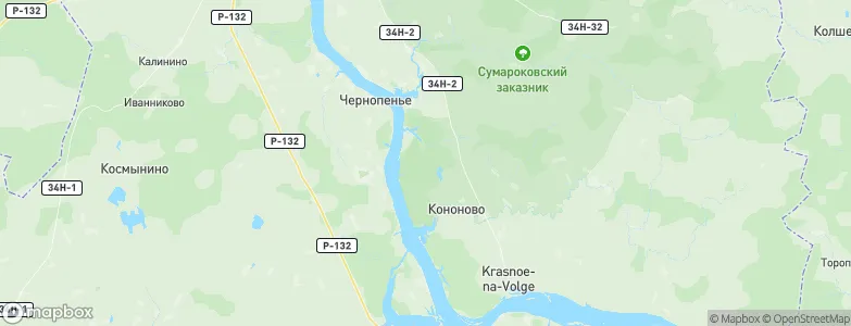 Runy, Russia Map