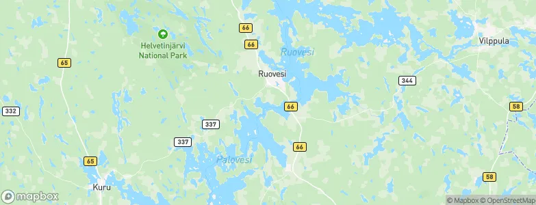Ruovesi, Finland Map