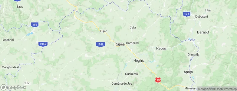 Rupea, Romania Map
