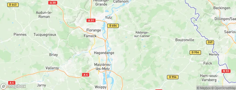 Rurange-lès-Thionville, France Map