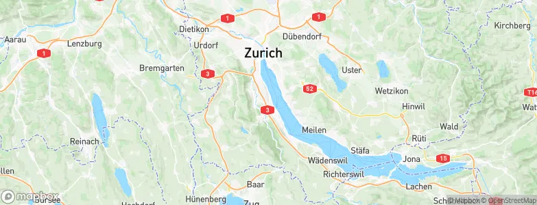 Rüschlikon, Switzerland Map