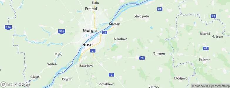 Ruse, Bulgaria Map
