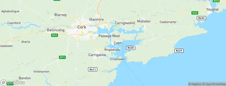 Rushbrooke, Ireland Map