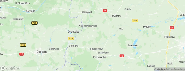 Rusinów, Poland Map