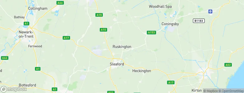 Ruskington, United Kingdom Map