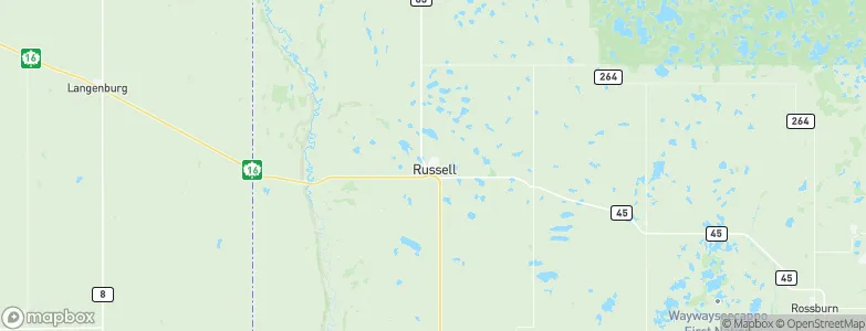 Russell, Canada Map