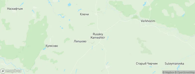 Russkiy Kameshkir, Russia Map