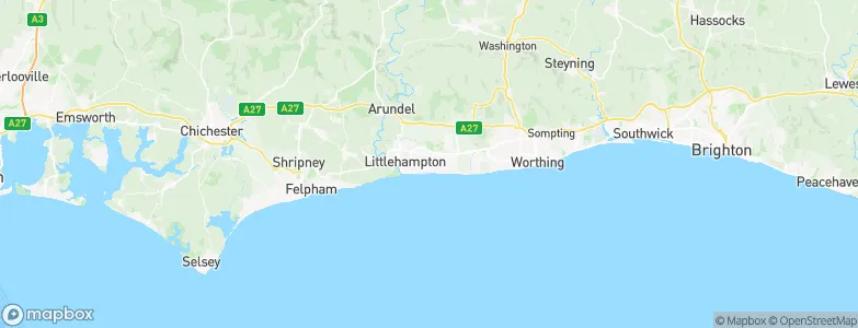 Rustington, United Kingdom Map