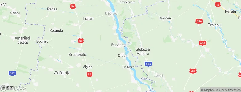 Rusăneşti, Romania Map