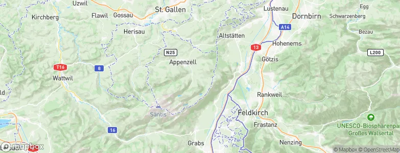 Rüte, Switzerland Map