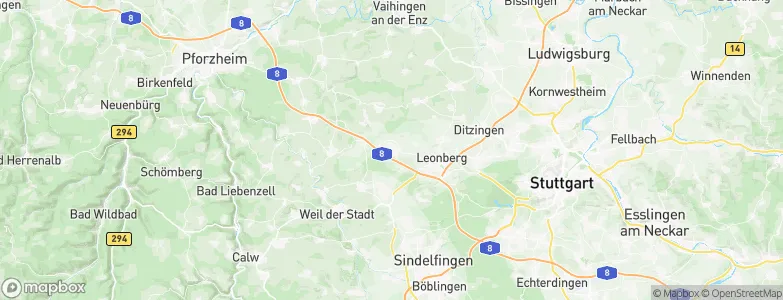 Rutesheim, Germany Map