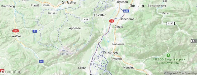 Rüthi (SG), Switzerland Map